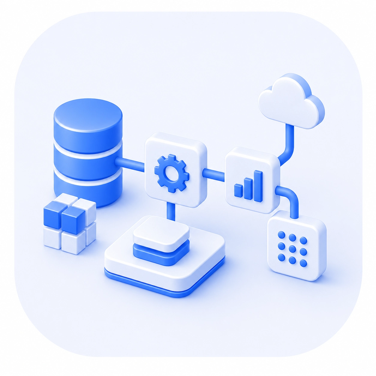 Modern data engineering icon