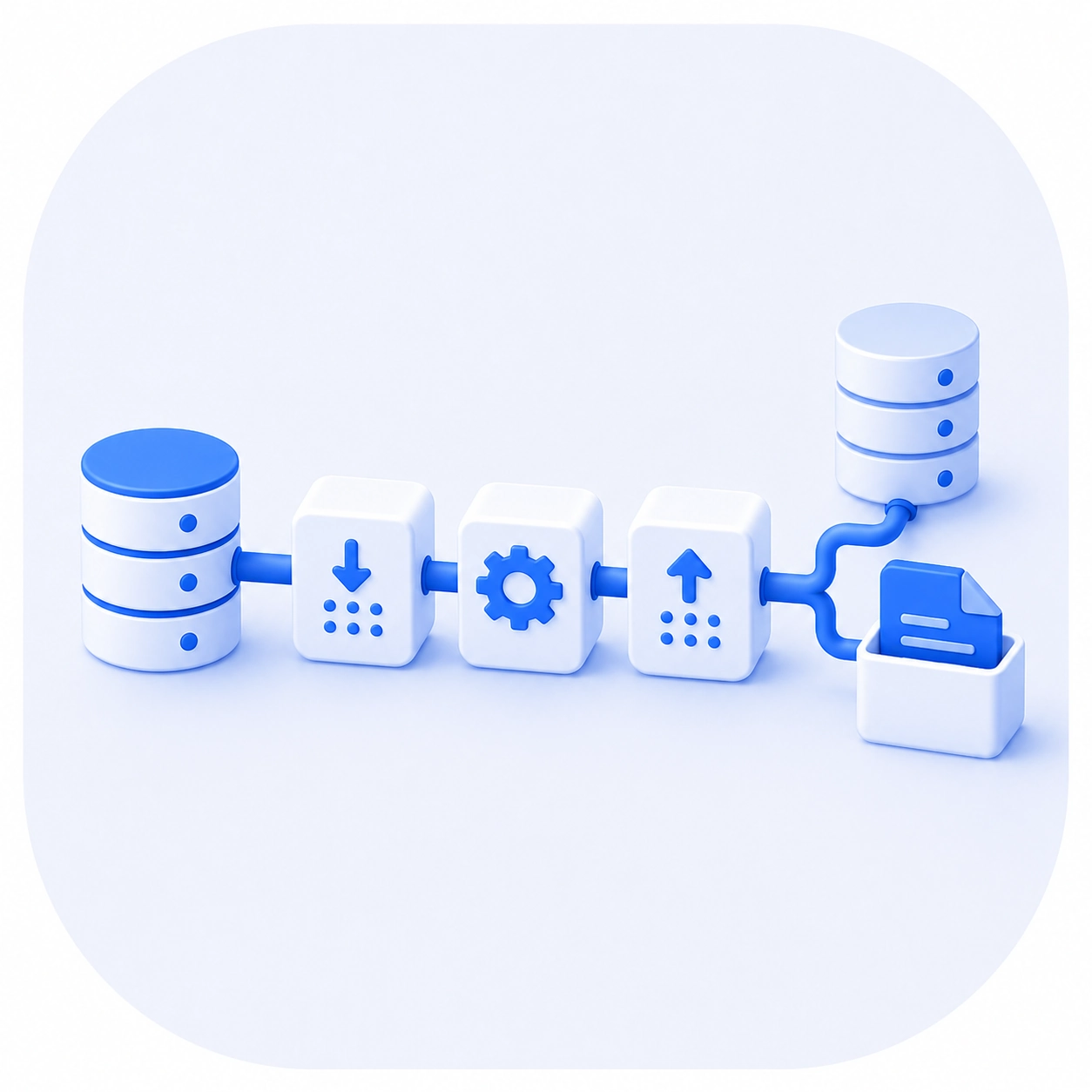 ETL/ELT-style data flows icon