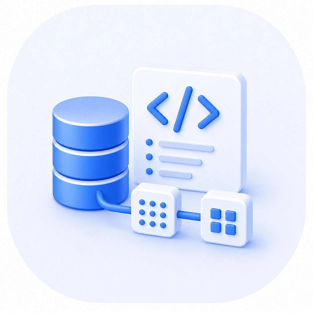 SQL-based data processing icon