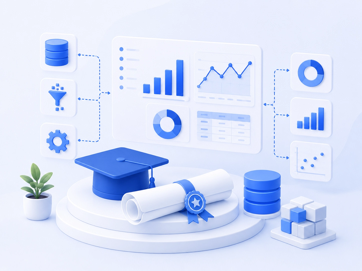 Featured IBM Data Engineering training illustration